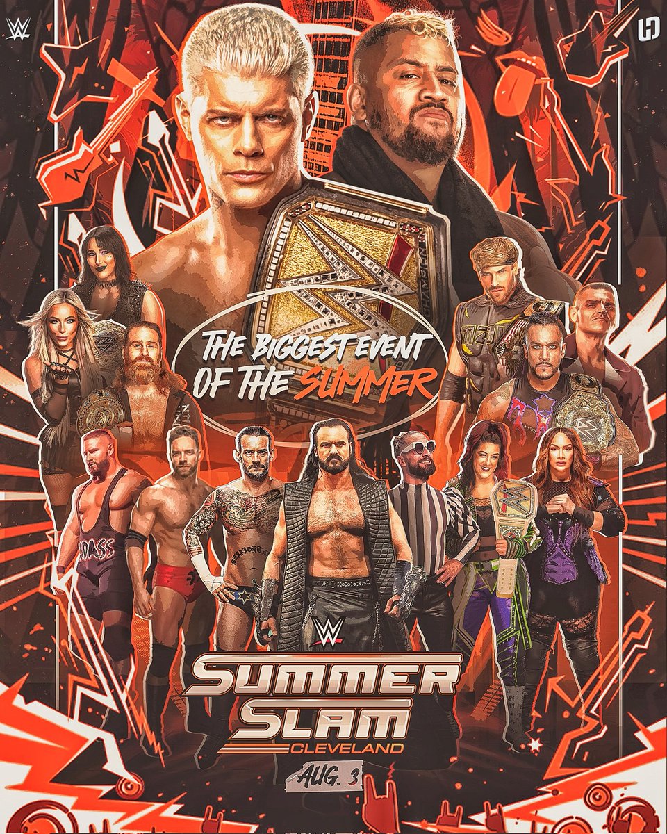 Biggest event of the Summer's here! 🔥
Can't waitttt! 
#wwe #WWESummerSlam