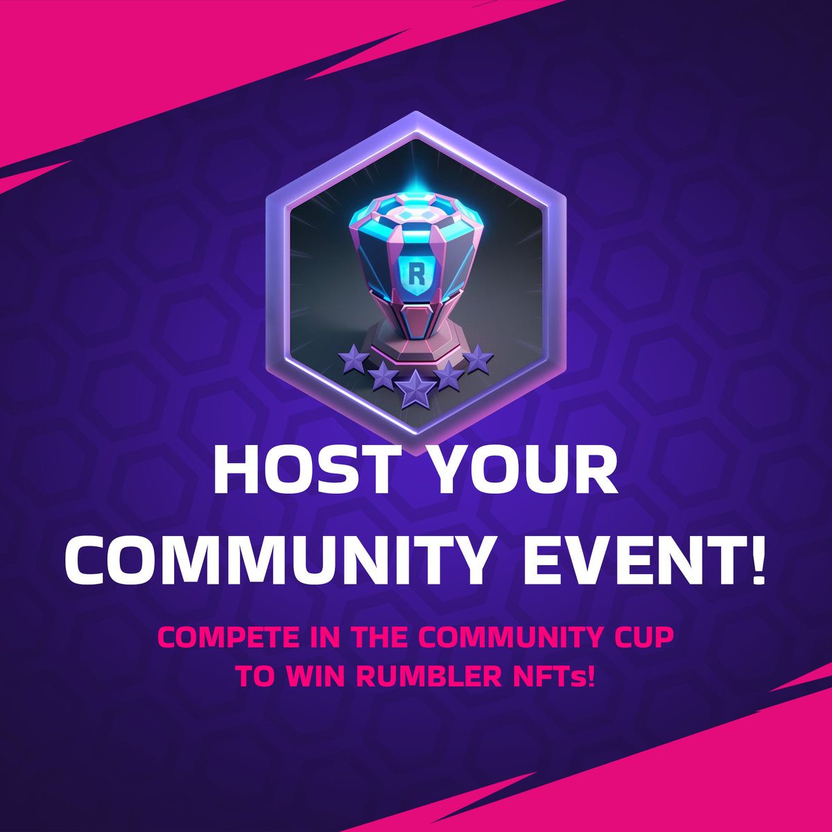 The second raffle campaign of our <a href="/BuildOnBeam/">Beam</a>  Launch Pre-Party has begun! 

There are still 1300 FREE Rumbler NFTs up for grabs before our launch!
Join our events and community activities to collect tickets and boost your chances of winning Rumbler NFTs.
Communities are