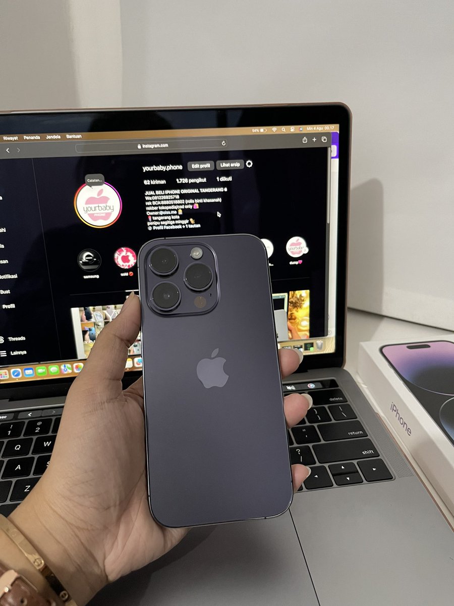oissme's tweet image. wts
IPHONE 14 PRO 256GB INTER DEEP PURPLE

.imei terdaftar beacukai lengkap invoice cukai nya
.garansi off
.battery health 85%
.kelengkapan fullset oem
.fungsi normal
.no minus
.body lecet pemakaian

price: 14.700.000
cod or tokped 🛍️
#jualiphonemurah #14pro #zonauang