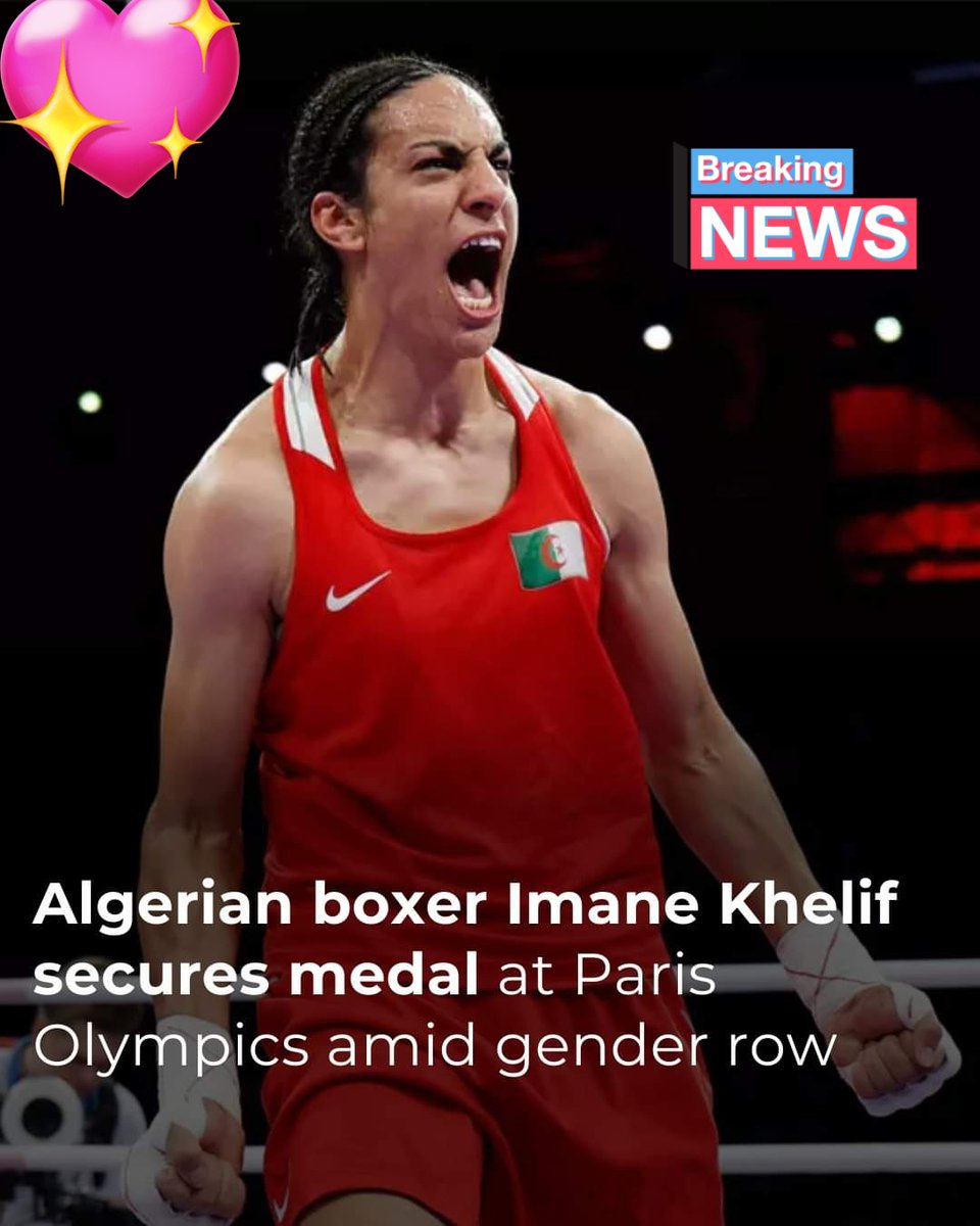 lobo_sanjay's tweet photo. Algerian boxer #Imane_Khelif secured a medal at #ParisOlympics after defeating Anna Luca Hamori of Hungary in the women’s 66-kilogram quarterfinals.
#ParisOlympics2024 #Paris2024 #Boxing #GenderRow #ImaneKhelif https://t.co/PNfHkNLhXh