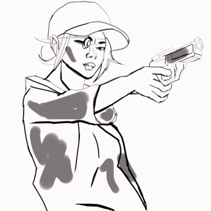 Quick Kim yeji sketch