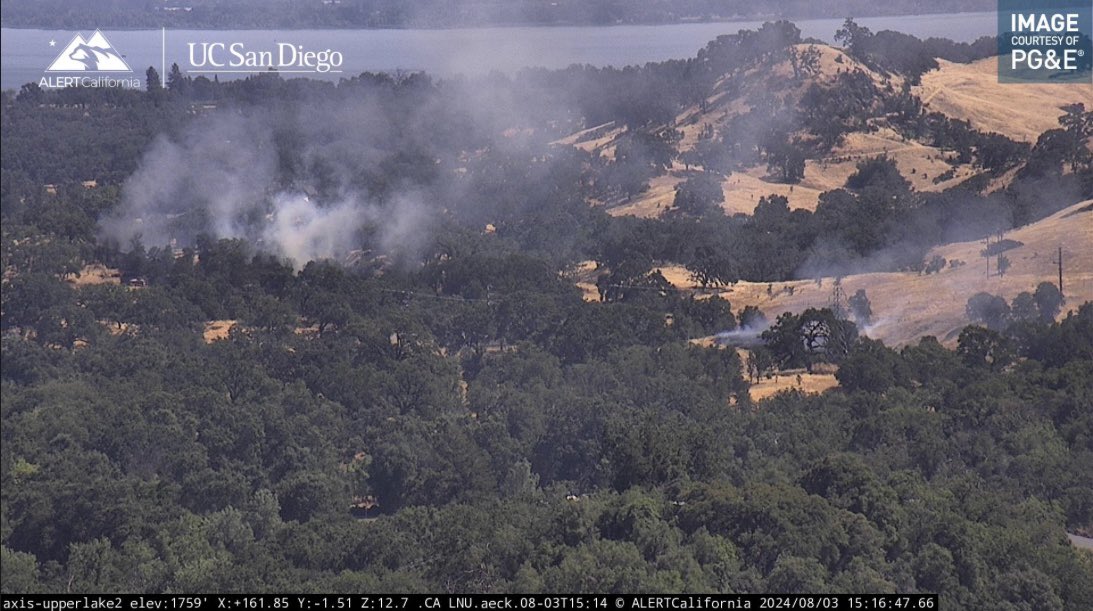 CALFIRELNU's tweet photo. #MockingbirdFire: Firefighters are at scene of two separate fires near HWY 29 and Mockingbird Lane in Upper Lake. Forward progress on both fires has been stopped. HWY 29 is temporarily closed at this time. https://t.co/rSdg7QdsLE