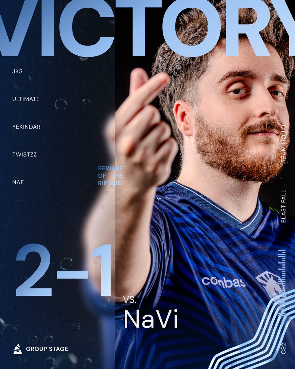 Team Liquid CS (@teamliquidcs) on Twitter photo GROUP D WINNERS 🥇
QUALIFIED FOR <a href="/BLASTPremier/">BLAST Premier 💥</a> FALL FINALS 🔥
IT'S TIME FOR A NEW LIQUID #TLWIN GROUP D WINNERS 🥇
QUALIFIED FOR <a href="/BLASTPremier/">BLAST Premier 💥</a> FALL FINALS 🔥
IT'S TIME FOR A NEW LIQUID #TLWIN