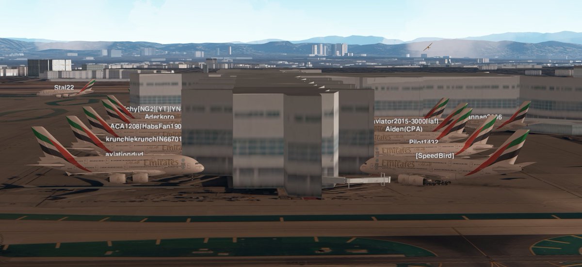 GeoFS_Events's tweet image. After 17 hours and 30 minutes, our LARGEST @GeoFlightSim group flight has landed in Los Angeles. Big thanks to everyone who made this flight possible! The official video will be released soon!