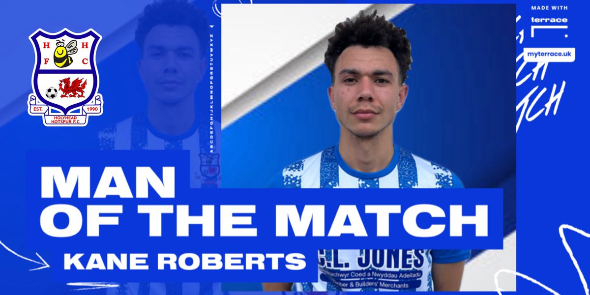 Holyhead Hotspur FC ๐ (@holyheadhotspur) on Twitter photo Todayโs Man of the Match in our victory vs <a href="/CeltsCpd/">CPD Talysarn Celts</a> goes to Kane Roberts
Absolutely everywhere today. In attack a constant threat & defensively showed great energy winning the ball back countless times. Capped a fine display with his goal ๐ฏ
Well done Kane ๐๐
๐ตโช๏ธ๐ Todayโs Man of the Match in our victory vs <a href="/CeltsCpd/">CPD Talysarn Celts</a> goes to Kane Roberts
Absolutely everywhere today. In attack a constant threat & defensively showed great energy winning the ball back countless times. Capped a fine display with his goal ๐ฏ
Well done Kane ๐๐
๐ตโช๏ธ๐