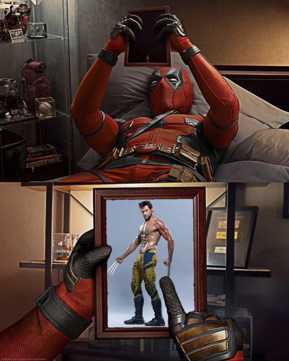 ComicBook's tweet photo. @VancityReynolds @RealHughJackman https://t.co/z2I4KPnUEp