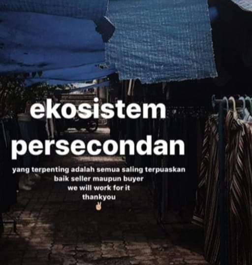 Ananda_Rizky23's tweet image. #ekosistem #secondhand #secondstuff #secondbrand #thrift