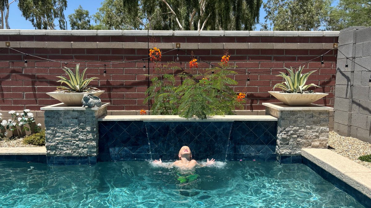 calpool's tweet photo. Back to School π Back to Pool
Nothing beats a Saturday swim session! π
#calpools #azpoolcontractor #azpoolcompany #arizonapoolbuilder #arizonapoolcompany #poolsofarizona #arizonapools https://t.co/dEYNMjXi05