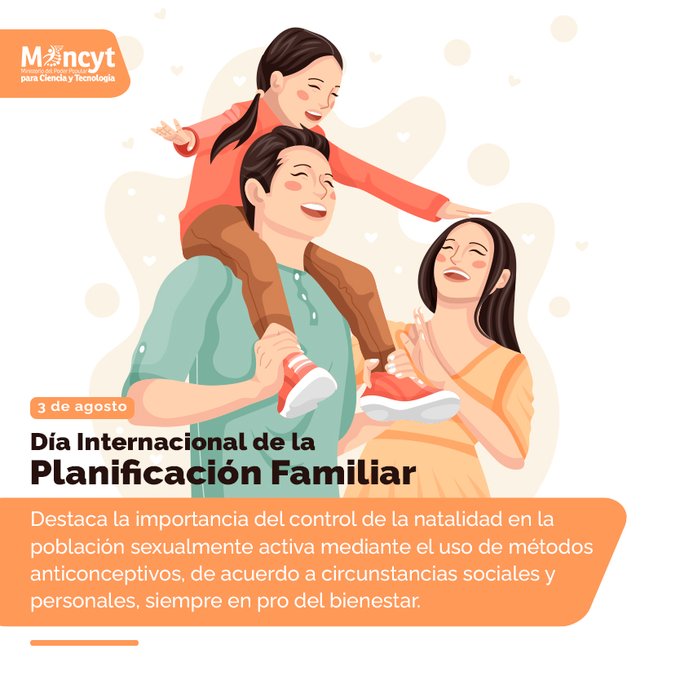 #03Agos 
<<<<#Efemérides >>>>
👪👩‍❤️‍👨❤️Día Internacional de la Planificación Familiar❤️👩‍❤️‍👨👪
<a href="/BrigadasCHCH/">Brigadas comunicacionales Hugo Chávez</a> <a href="/bchchenunclic/">LABCHCHenunclic</a> <a href="/bchchcbbo/">Bchch Redes Carabobo</a> <a href="/RedesCaraboboC/">Bchch Redes Carabobo</a> <a href="/MinSaludVE/">MPPSalud</a> ❤️
#PaísDeOchoEstrellas
