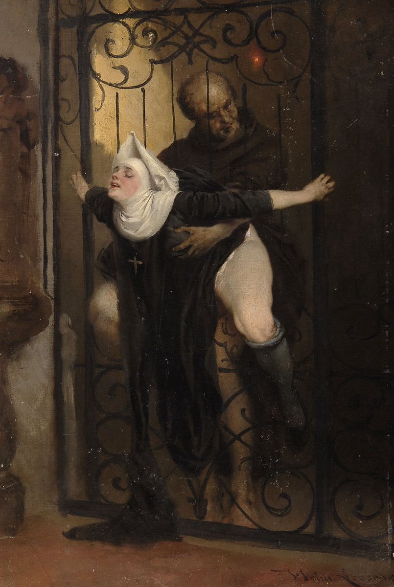 deathndhorror's tweet photo. The Sin (1880) 
by Heinrich Lossow https://t.co/ZjKr9rB4T5