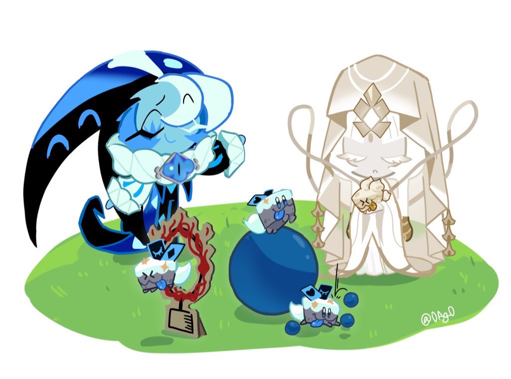 0Ag_0's tweet photo. #mysticflourcookie  #shadowmilkcookie   #cookierunkingdom 
ミニサーカス https://t.co/gdp5Xvbh9k