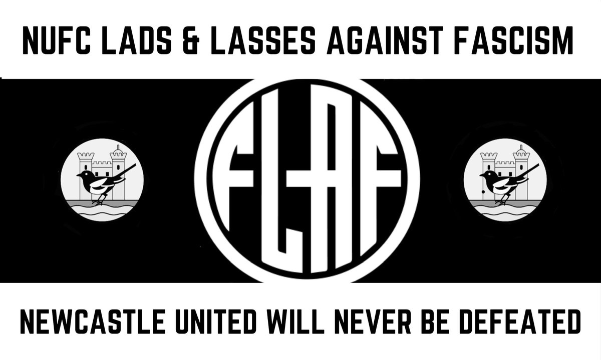 Stand against Racism.
Stand against Fascism.

#NorthEastUnited #NUFC #SAFC