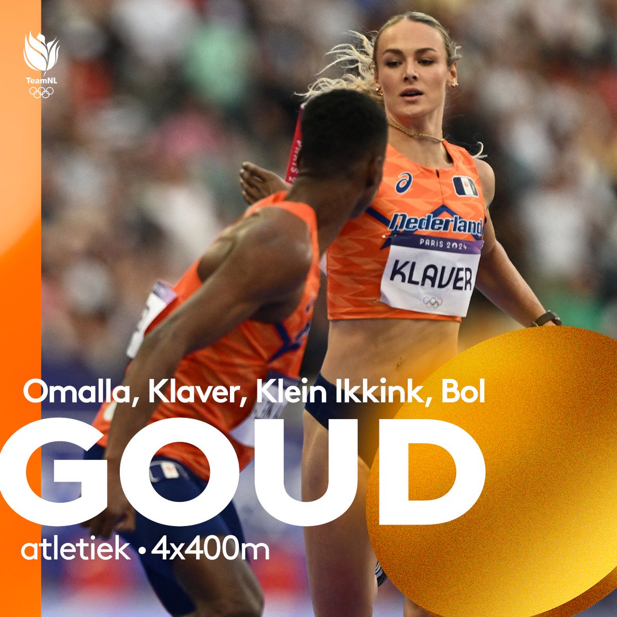OLYMPISCH KAMPIOEN!! 🤩🏅

#TeamNL | #Paris2024