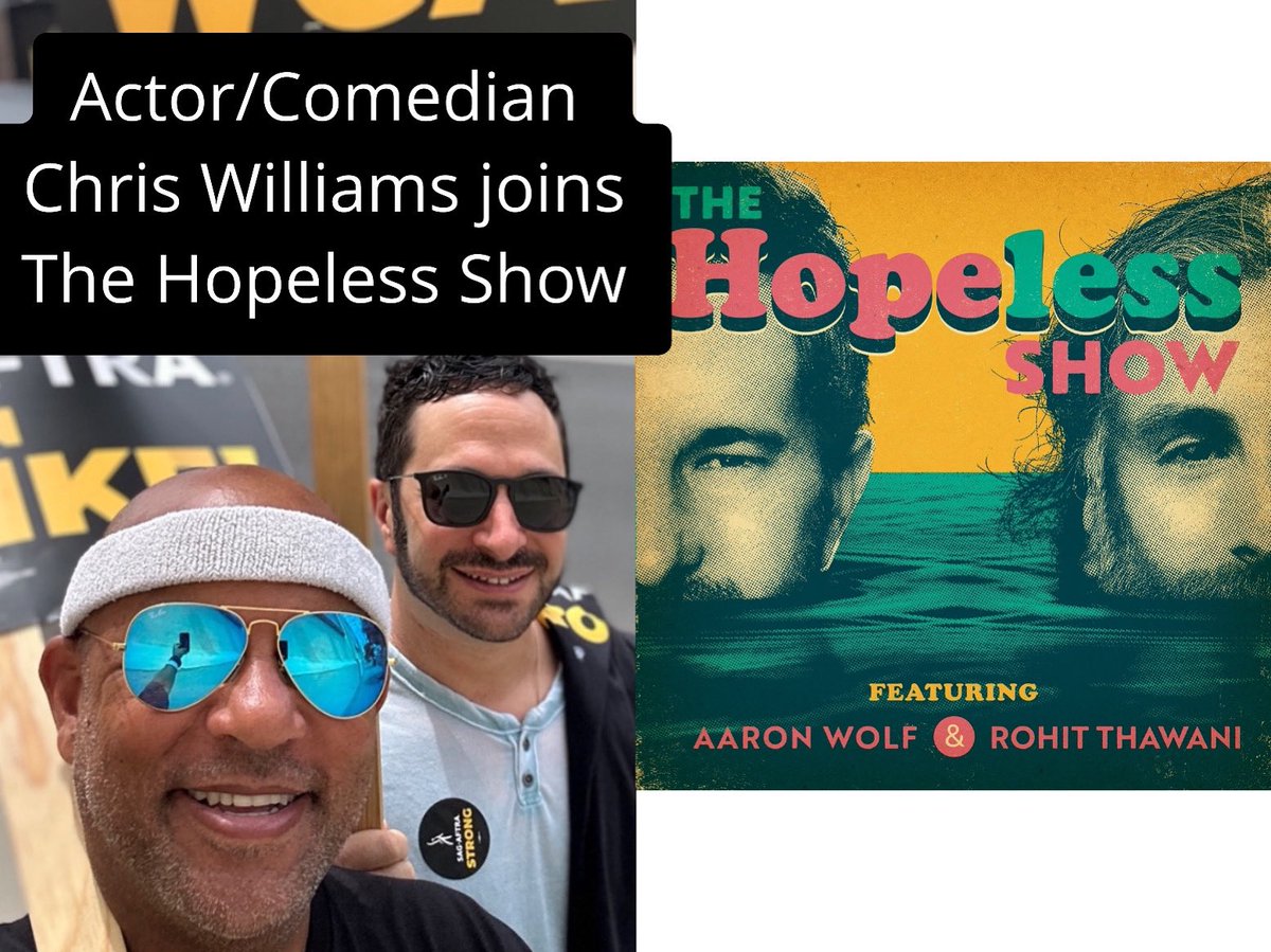 I hope everyone gives this a listen w comedian/actor <a href="/chriswilliams_/">Chris Williams</a> who joins to find hope in the hopeless. We discuss everything from the election to his work on <a href="/curb_david/">Curb Your Enthusiasm -  Larry David Latest News</a> #curbyourenthusiasm and <a href="/SiliconHBO/">Silicon Valley</a> 
Plus baseball talk!