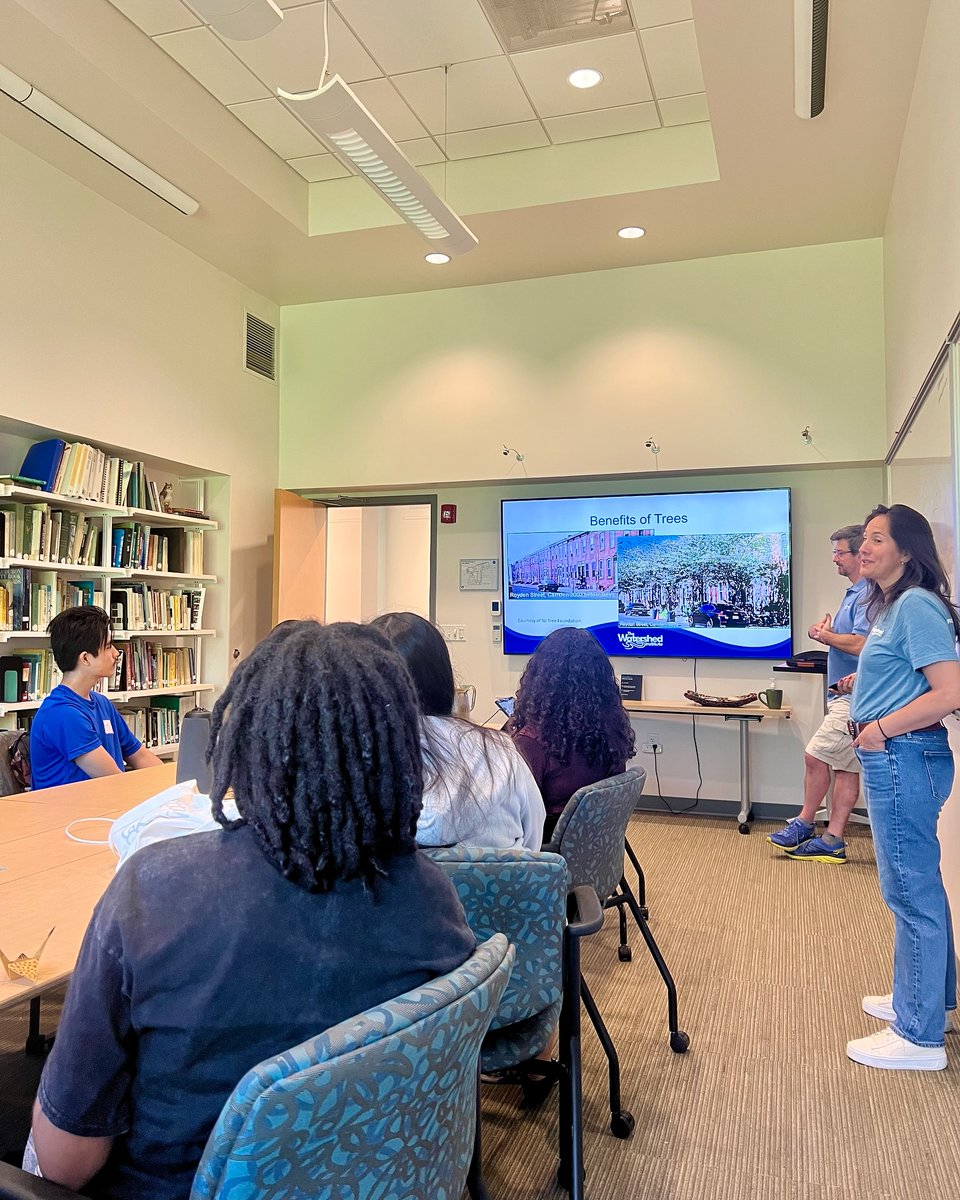 MercerCountyOEA's tweet photo. Our Tree Ambassador interns recently visited the @theH2Oshed to participate in advocacy training and learned about how trees help urban heat islands, stormwater management, and celebrated the opening of the incredible Butterfly Garden🌳🦋

Big thank you to Diana and the team! https://t.co/P9MGfT0X4N