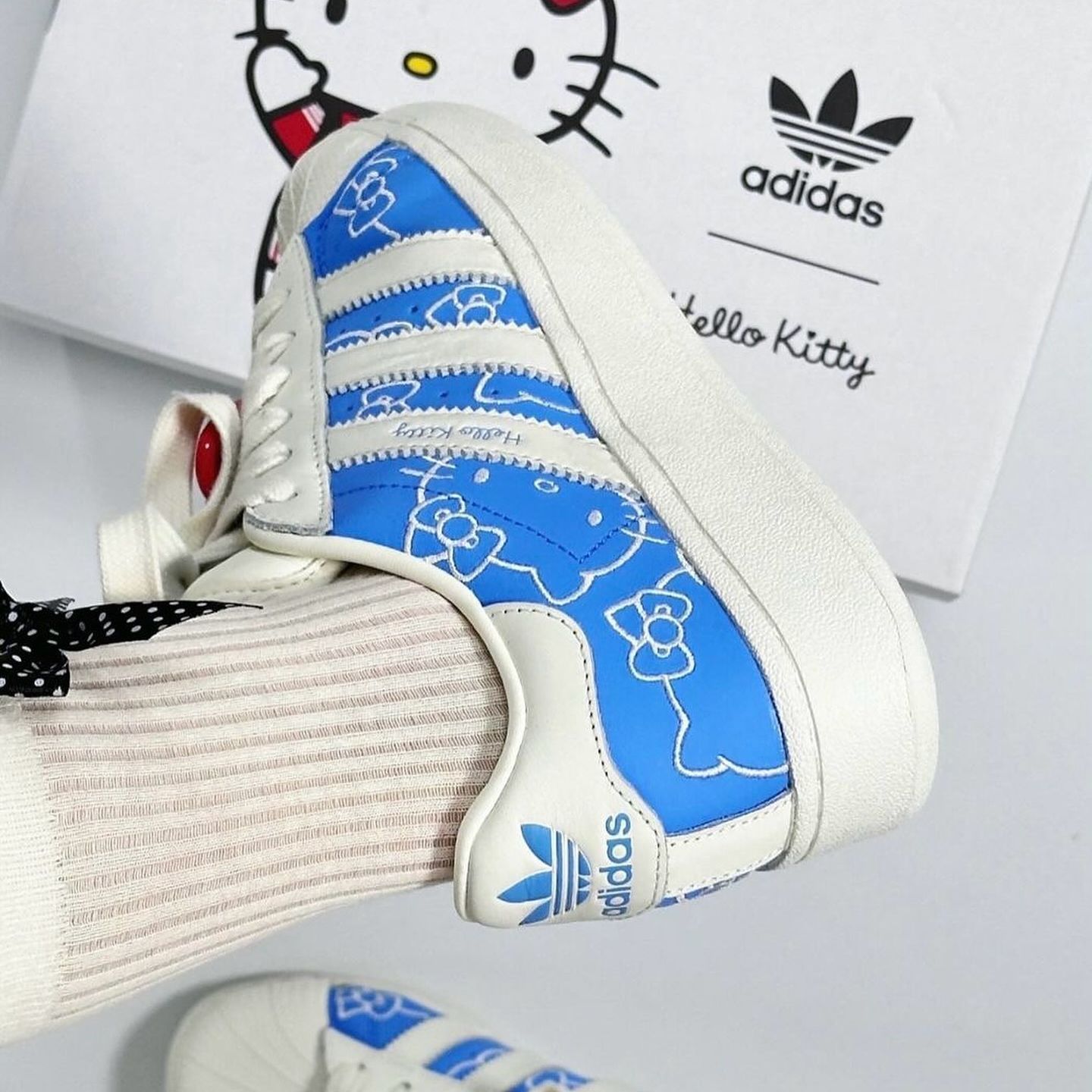★adidas★ Superstar XLG Hello Kitty W Blue IG4477 KicksFinder on X: