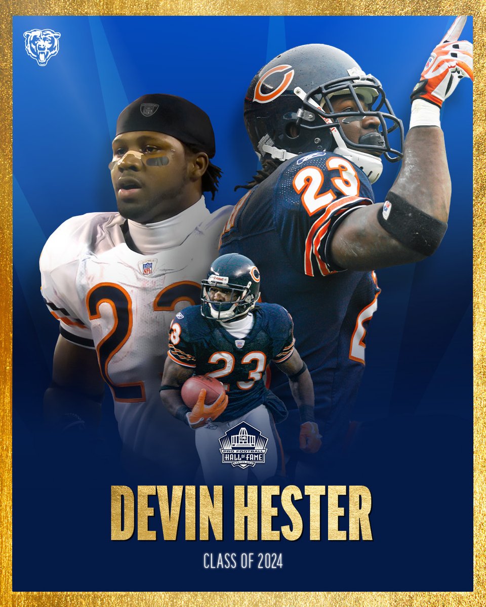 ChicagoBears's tweet image. Record-breaker. 
Game-changer. 
Hall of Famer.