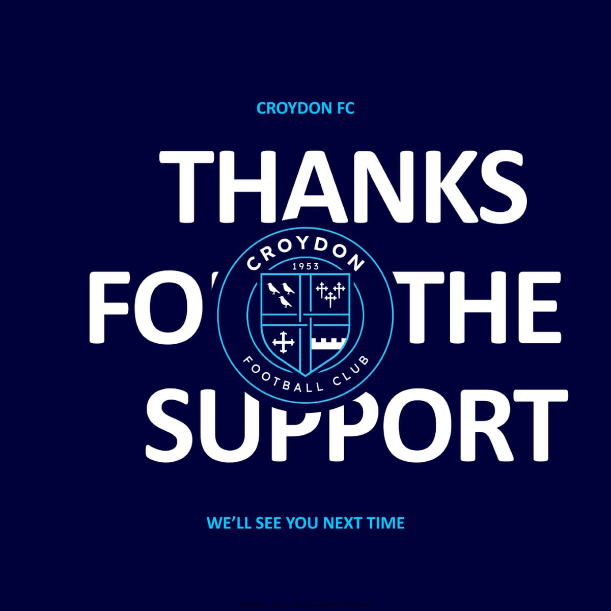 Croydon_FC's tweet photo. Thank you to everyone who attended today, a great turnout and great atmosphere - see you at The Arena next Saturday! #upthetrams #croydonfc #getonboard https://t.co/myzxL3cDMz
