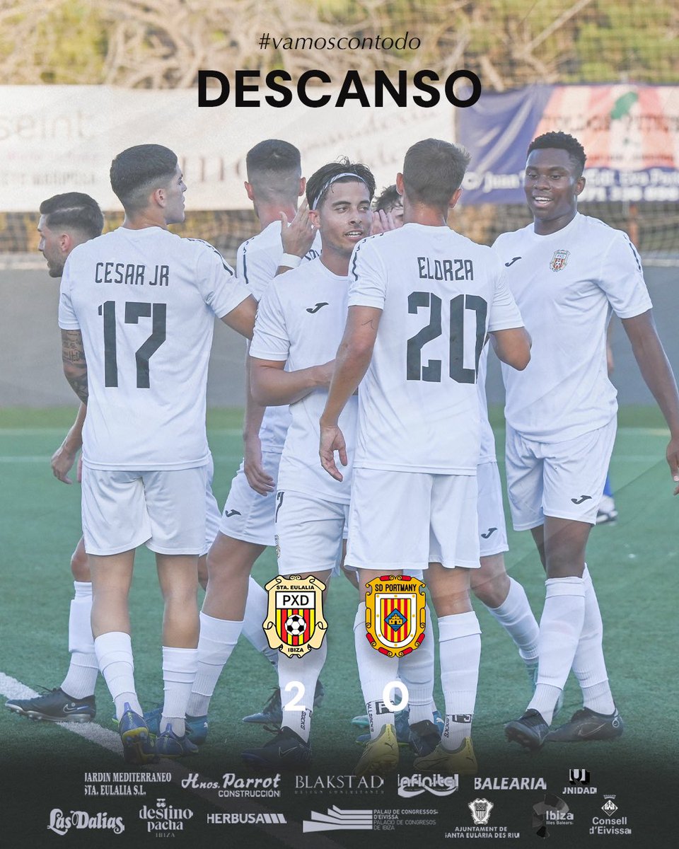 45’ ⏰▶️ |2-0| Descanso en el Municipal con victoria de los nuestros. Gran primera parte peñista que se ha visto premiada con dos goles, además del buen juego desplegado durante los 45 minutos

#EndavantPenya