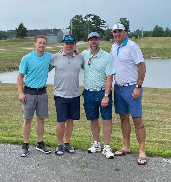 Our coaches golfed in the <a href="/SSMustangs/">South Shore Mustangs</a> Lionel Haughn Memorial today