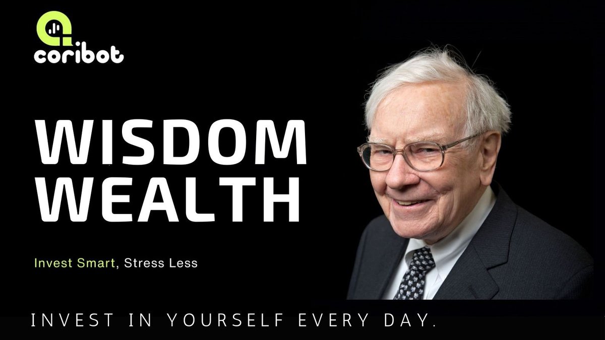 The best investment you can make is in yourself.' - Warren Buffet. 

Equip yourself with the best tools in the crypto market with Coribot and watch your investments grow. 

#SundayMotivation #CryptoInvesting #Coribot