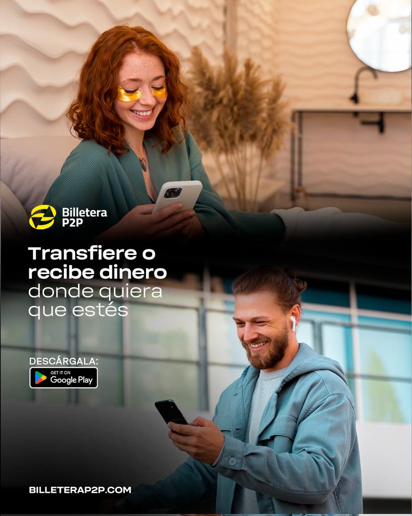 BilleteraBank's tweet photo. ¿Necesitas enviar o recibir dinero? Con #billeteraP2P, todo es fácil, rápido y seguro. 📲💸

Seguridad garantizada 🔒, transacciones en segundos. Mantén el contacto con quienes más te importan donde quiera que estés. 

¡No esperes más! Descarga la app desde nuestro perfil. https://t.co/pDd6rewgE6