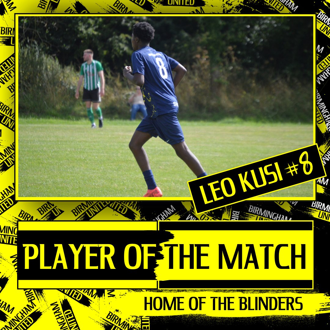BHAMUTD's tweet photo. Well done to Leo Kusi on getting Player of the Match in our game against Feckenham FC 👏

Well deserved! https://t.co/aEuB71HjVO