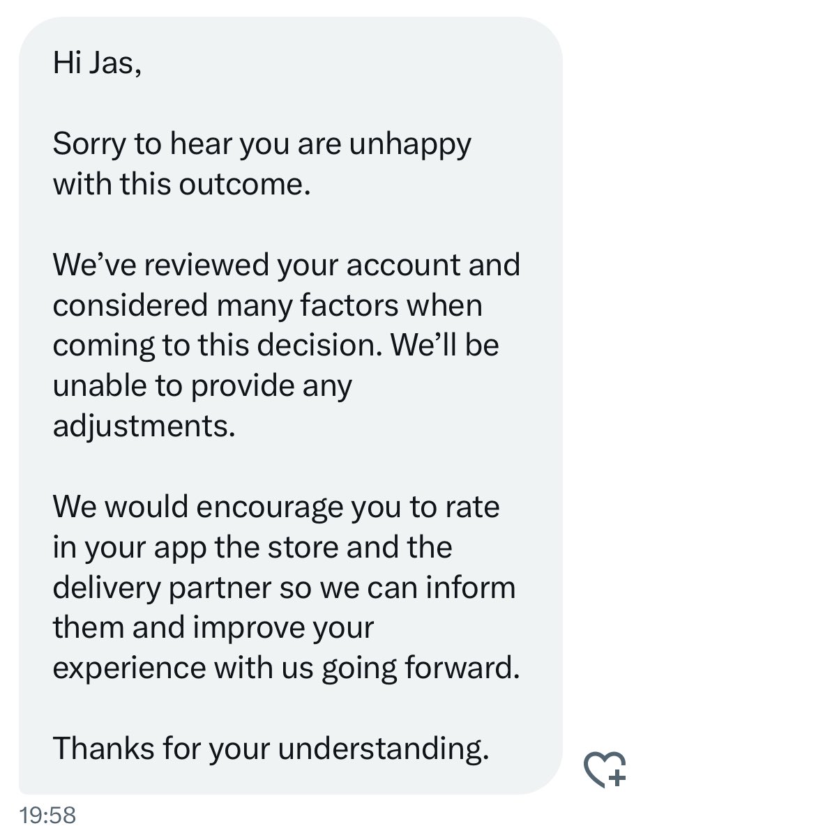 jasmeetchadha's tweet photo. @UberUKI_Support @dkhos @jitsegroen @ubereats_uk Restaurant > Uber > customer 

3 Uber drivers, 2 Uber drivers cancel taking 1.5hours. 

Uber’s reply - punish the restaurant and the last driver who did deliver

How is this not monopolistic? Abusive?

@dkhos @jitsegroen @CMAgovUK @UKHofficial @CitizensAdvice @WhichUK https://t.co/I7XReWBr5k