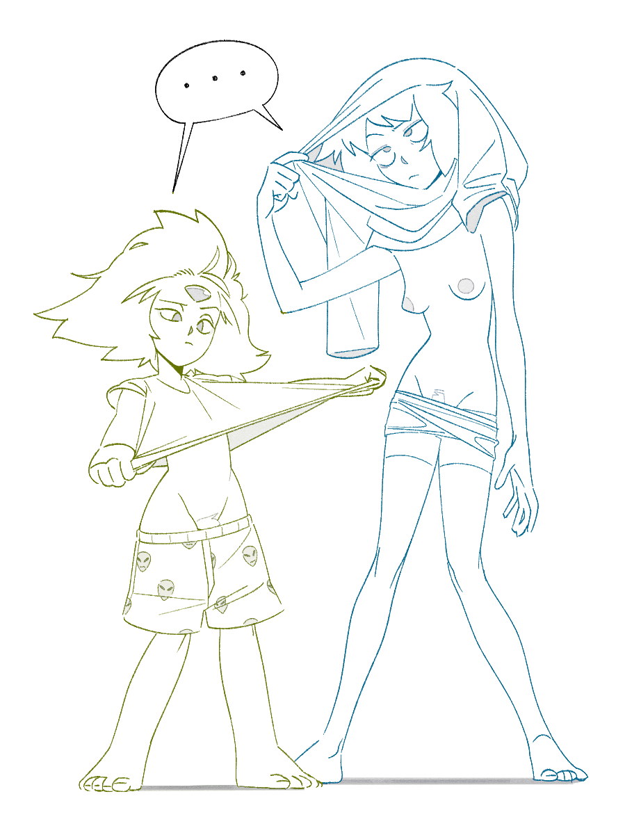 sioynuJ's tweet photo. 💚Peridot &amp; Lapis💙 https://t.co/a5vzROzOul