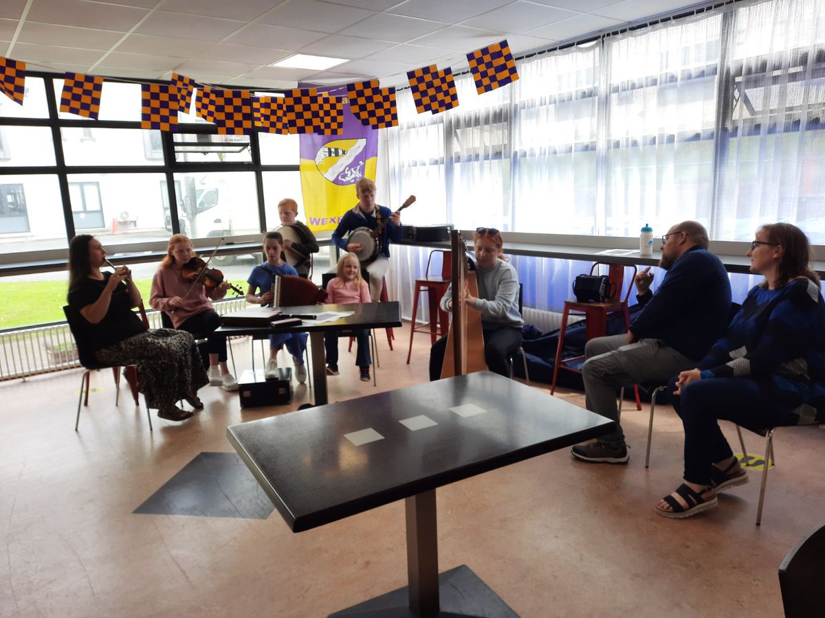 The Fleadh Cheoil started early yesterday in the <a href="/WexGenHosp/">Wexford General Hospital</a> Staff Dining Room.  Enjoy the Fleadh everyone!