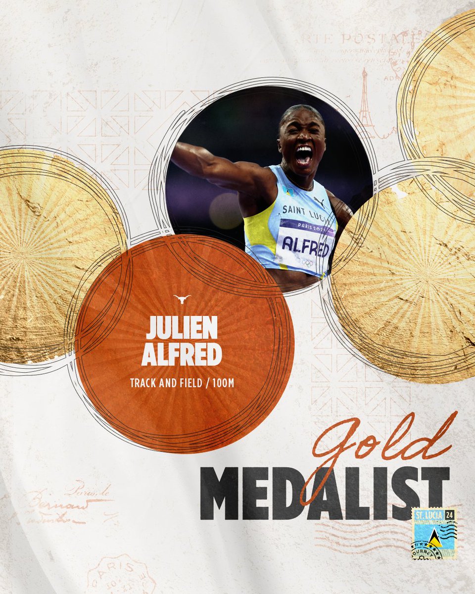 JULIEN ALFRED IS THE 100M OLYMPIC GOLD MEDALIST 🇱🇨🤘

Julien brings home the first EVER Olympic medal for St. Lucia with her winning time of 10.72🤘

#FloKnows x #HookEm
