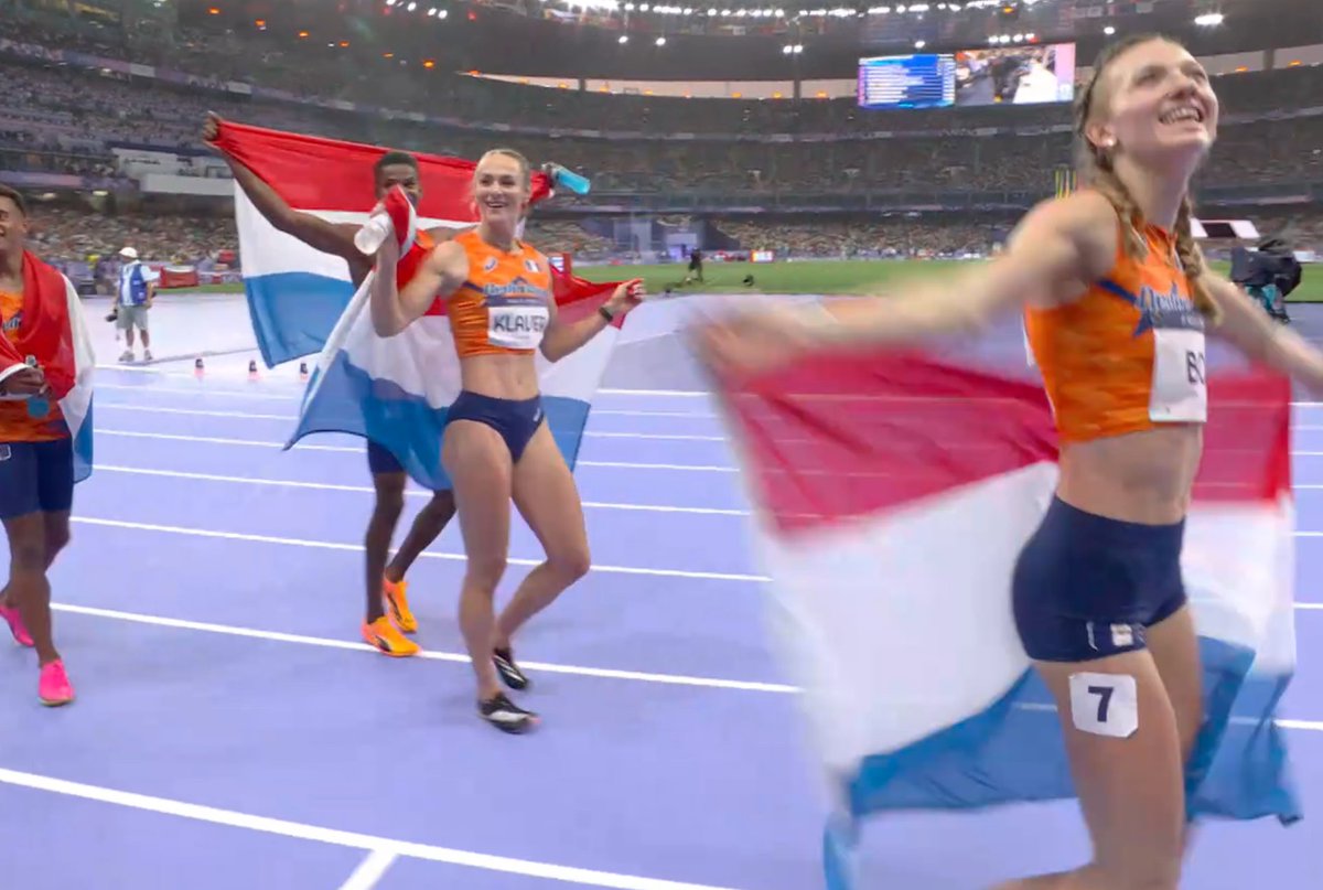 Dankzij een fenomenale Femke Bol heeft Nederland olympisch goud veroverd op de 4×400 meter gemengde estafette. Met Eugene Omalla, Lieke Klaver en Isaya Klein Ikkink en Bol pakte het Nederlandse kwartet de titel in 3.07,43
hardloopnieuws.nl/nederland-pakt… #hardloopnieuws