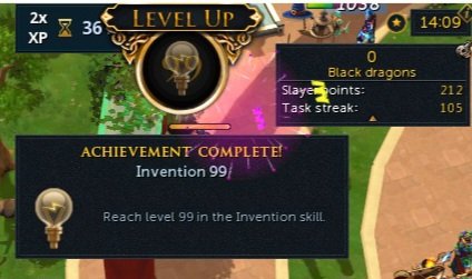 TailsQuest's tweet photo. 99 Invention @RuneScape #RuneScape #LokiNation https://t.co/YnXvYTEcfD