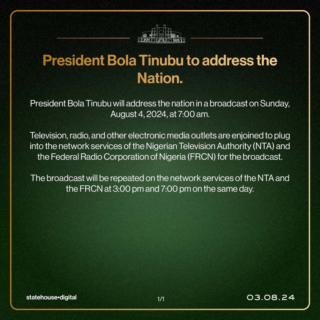 BAKURA_MONGUNO's tweet photo. May the President's speech tomorrow bring relief and prosperity to Nigeria, ending our current hardships, and be a blessing to our nation. Amen🤲
#EndBadGovernaceProtest 
#PeaceOverProtest 
#PeaceForTheWorld https://t.co/L5JZNehXep