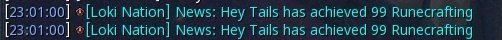 TailsQuest's tweet photo. 99 Runecrafting #RuneScape #LokiNation https://t.co/lxhXaEeNPO