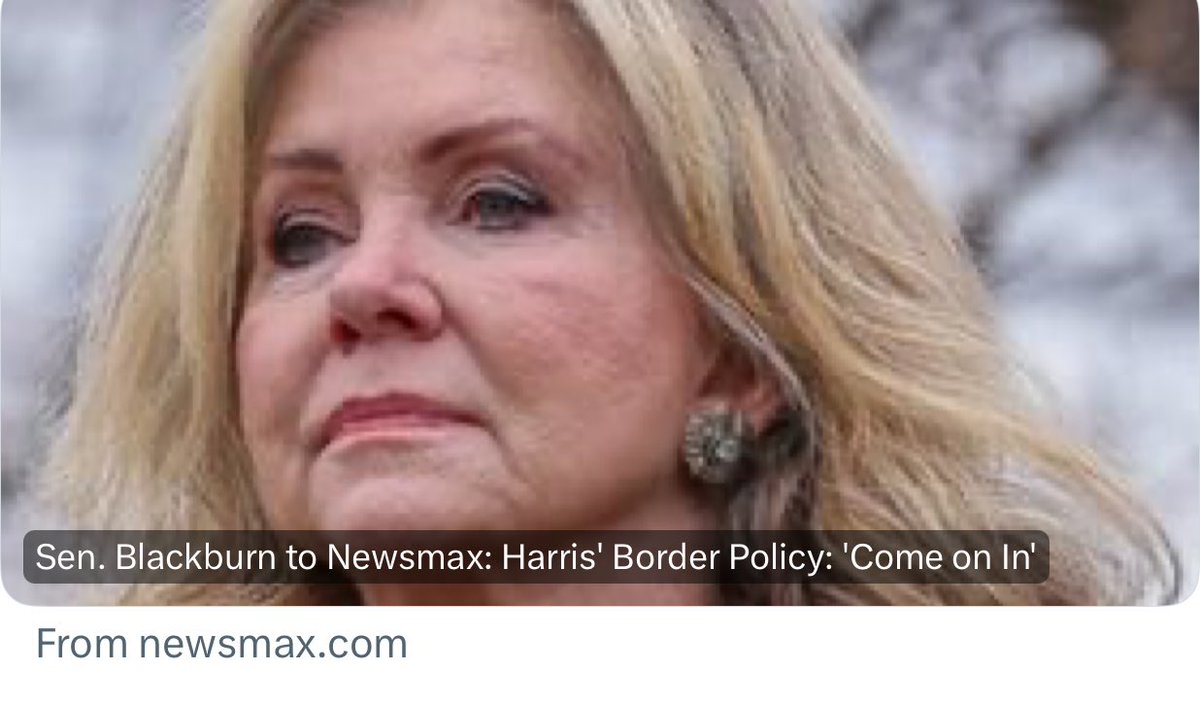 TheTNHoller's tweet image. Reminder: Trump is the one who killed the bipartisan border deal. 

Is @MarshaBlackburn going to debate @VoteGloriaJ about this stuff? Hold her first town hall in 7.5 years? Come on the Holler? 

Or is she just going to hide on Newsmax?