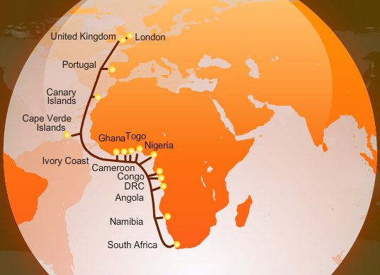 NamibPulse's tweet image. Telecom Namibia has successfully activated the Equiano subsea cable, significantly enhancing the country’s international connectivity 🛜