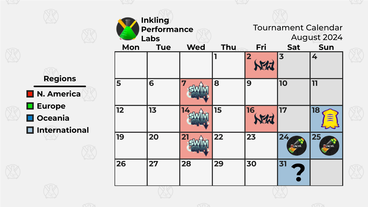 ☀Summer is coming to a close with school just around the corner🍉
📚Lets get some Splatoon 3 Tournaments in during the month of August so all kids can still be squids🦑