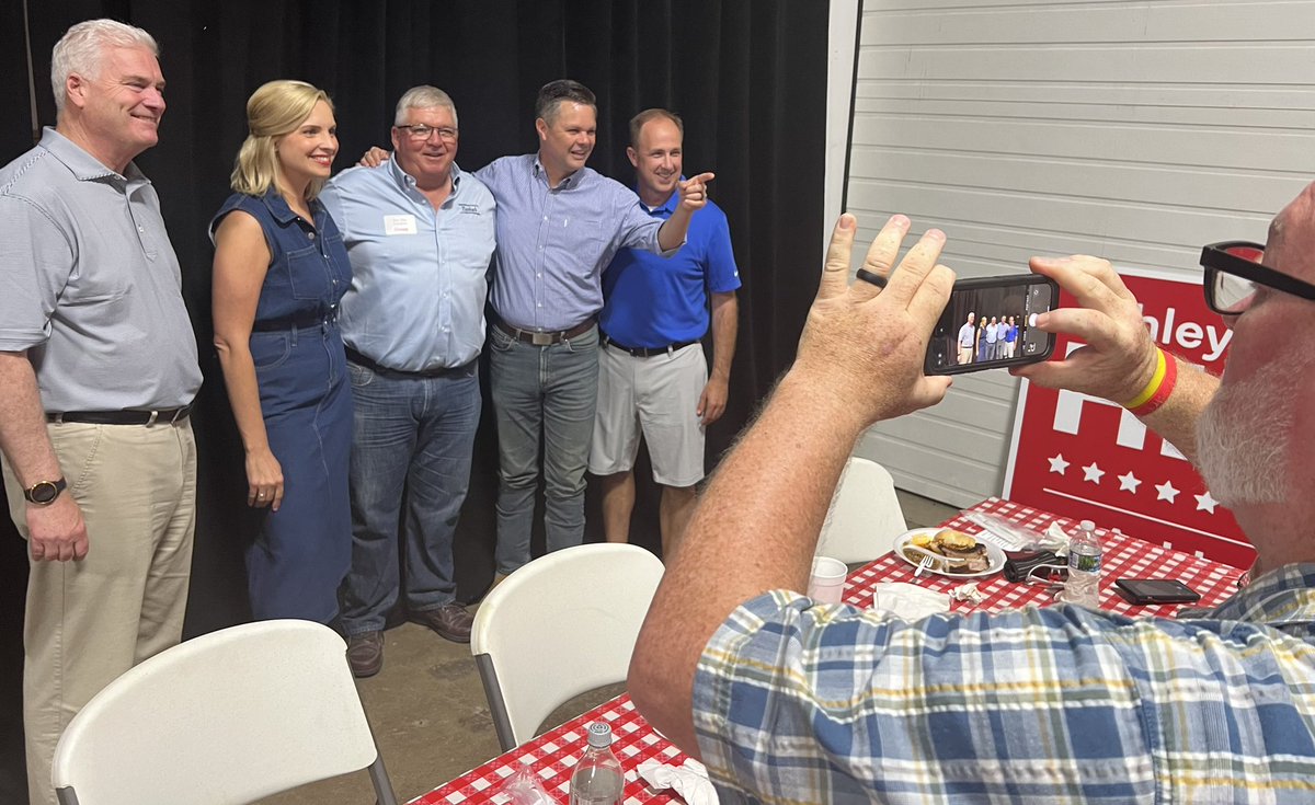 NunnForCongress's tweet photo. The girls and I had an absolute blast joining my friend, @hinsonashley, for her annual #BBQBash featuring @tomemmer & Chairman Jim Jordan.
Proud to fight for Iowans alongside you - Let’s get to work! 🇺🇸 https://t.co/RBljgCnilX