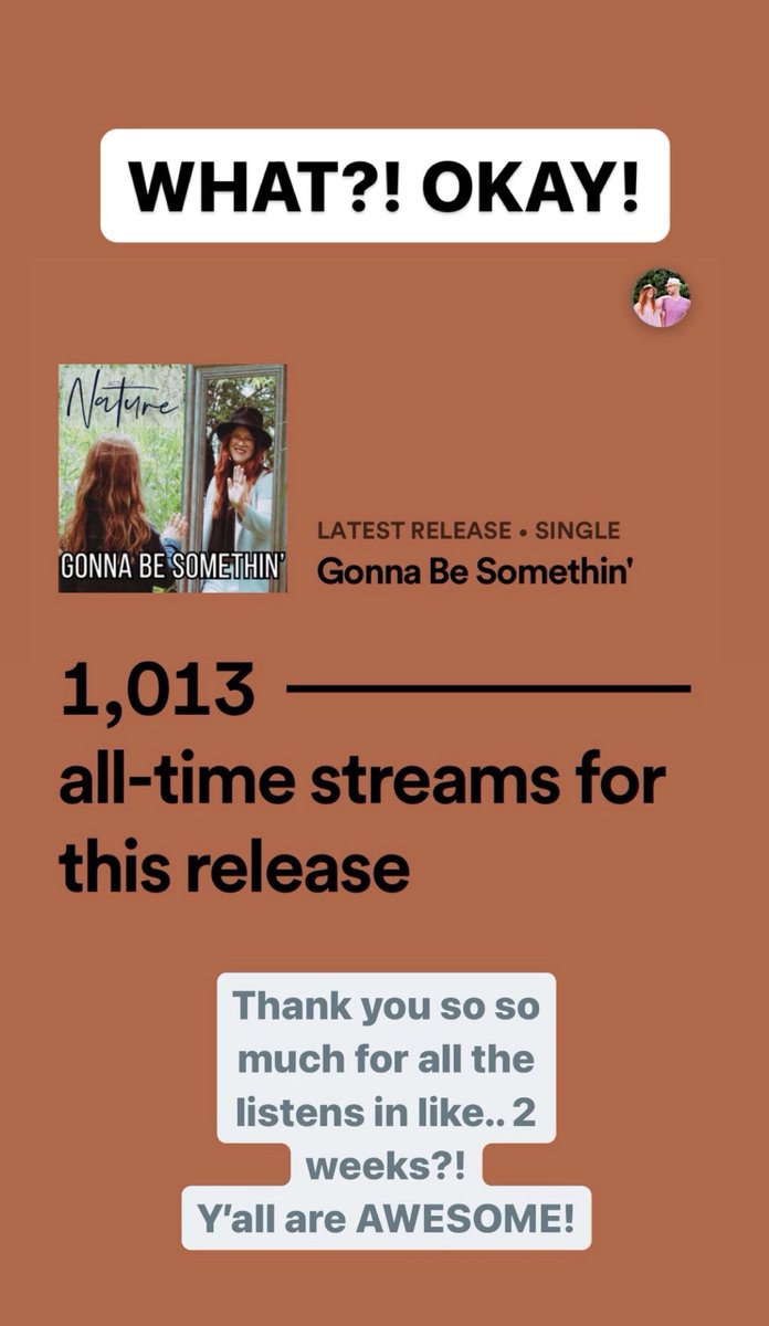 THIS IS EPIC!!! Thank you so so much everyone for your support on our new single 🙌🏻🎉🎶 #newsingle #popsong