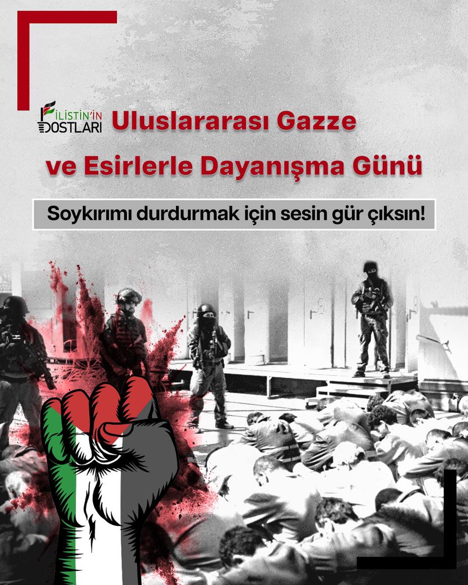 MineEmir676's tweet photo. 3 Ağustos'ta, insanlığın tüm savunucuları, soykırıma ve İsrail işgalinin Filistin topraklarındaki suçlarına yetecek kadar söylemek için bir araya geliyorlar.!!

@filistindostlar 

#MetaCensorchip #Famine_in_Gaza #UluslararasıDayanışmaGünüGazze https://t.co/uDMVpCfXu5