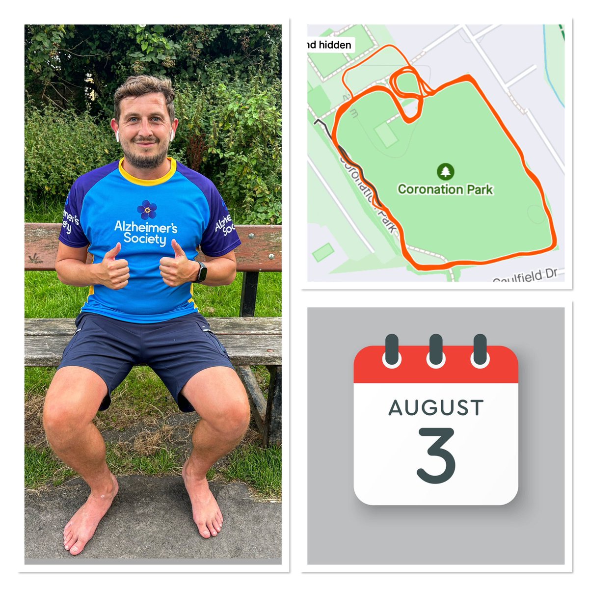 Haywaphi17's tweet photo. **PLEASE SHARE/DONATE**

Day 21 of 10k a day for a year barefooted 🦶🏻🏃🏻‍♂️💙

21 10k’s in 21 days In bare feet 
126 Miles down 
344 days to go 
0 days off 

@alzheimerssoc 🧠💙 @Everton 

Thankyou to everyone who is sharing my posts and donation 💙

 https://t.co/ZYI1WrWBc6 🙏 https://t.co/Sx8hTxyliu