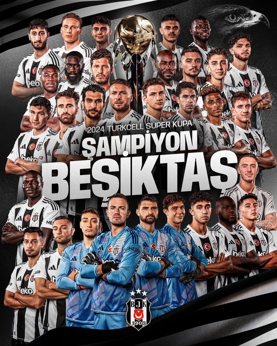 BRAVO <a href="/Besiktas/">Beşiktaş JK</a> 🦅🌪️🏆🎉 #sampiyonbesiktas #SuperKupa