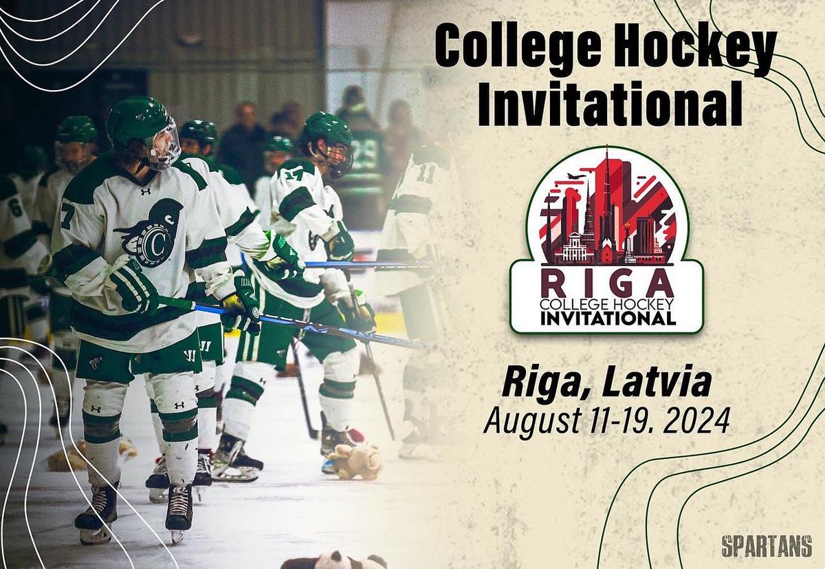 Ladies and gentlemen, we are a week out from your Spartans heading over to Riga to compete in the <a href="/RigaCupHockey/">Riga Cup</a> with <a href="/overspeedhockey/">OverSpeed Hockey</a> and <a href="/MSOEHockey/">MSOE Hockey</a> 

Stay tuned to follow along with the team and their journey over to Latvia!