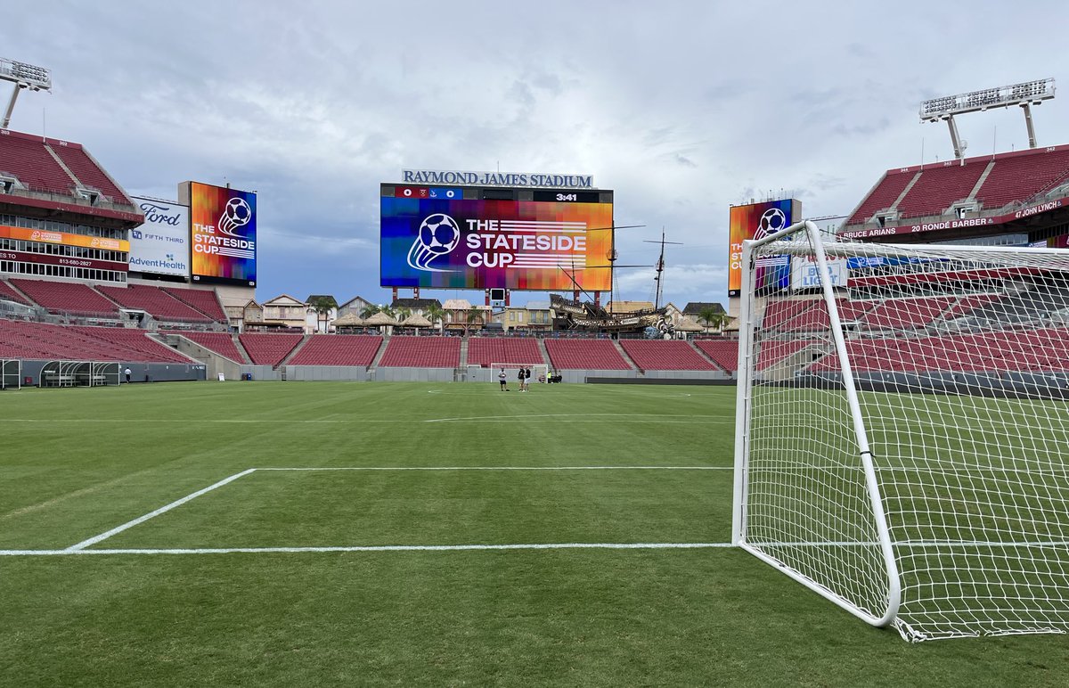 The Stateside Cup (@statesidecup) on Twitter photo The pitch is set for our final match.
π<a href="/RJStadium/">RaymondJames Stadium</a>
β½οΈ 7 pm kick-off
#StatesideCup <a href="/WestHam/">West Ham United</a> v <a href="/CPFC/">Crystal Palace F.C.</a> The pitch is set for our final match.
π<a href="/RJStadium/">RaymondJames Stadium</a>
β½οΈ 7 pm kick-off
#StatesideCup <a href="/WestHam/">West Ham United</a> v <a href="/CPFC/">Crystal Palace F.C.</a>