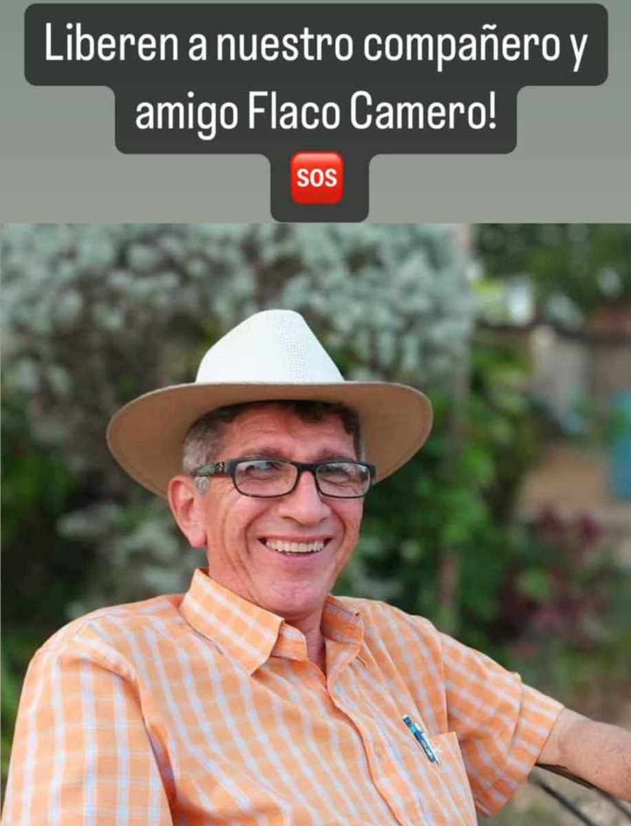 Encapuchados de organismos de seguridad del estado no identificados se llevaron detenido al periodista José Gregorio Camero (El Flaco) en Valle de la Pascua después de la protesta cívica de hoy. Familiares desconocen su paradero.#LiberenAlFlaco