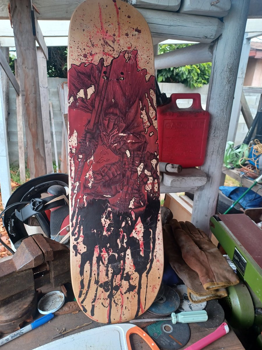 ecgibson06's tweet photo. Love da new skateboard 

Sorry christians
#new #skateboard #bezerk #bezerkerarmor #gutsberserk #red #black #white #art #animemoments #animeart #anime #highlights #animemanga #animedrawing #markerdrawing #painting #blood #animeartist #animefan #animeartwork #animesupport #animepos https://t.co/HYnPfRFo5M