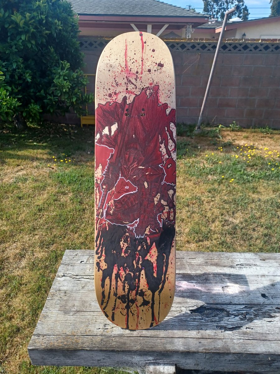 ecgibson06's tweet photo. Love da new skateboard 

Sorry christians
#new #skateboard #bezerk #bezerkerarmor #gutsberserk #red #black #white #art #animemoments #animeart #anime #highlights #animemanga #animedrawing #markerdrawing #painting #blood #animeartist #animefan #animeartwork #animesupport #animepos https://t.co/HYnPfRFo5M
