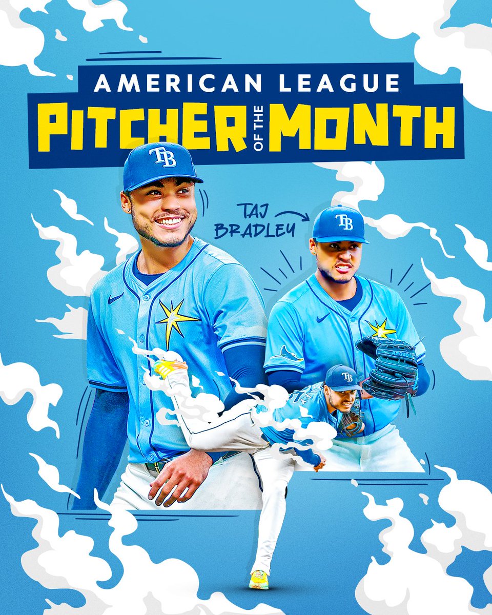 RaysBaseball's tweet photo. The Summer of Taj™  🔥🥵

July belonged to this guy! https://t.co/jnODz07IsC