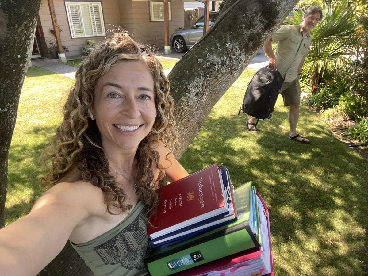 courtghoward's tweet photo. The reduced pile PedsHubby says I can bring on vacation. I don’t know why I somehow expected to grow out of being a nerd? :)
#MarriedWell #LongWeekend https://t.co/0kHOaW2whT